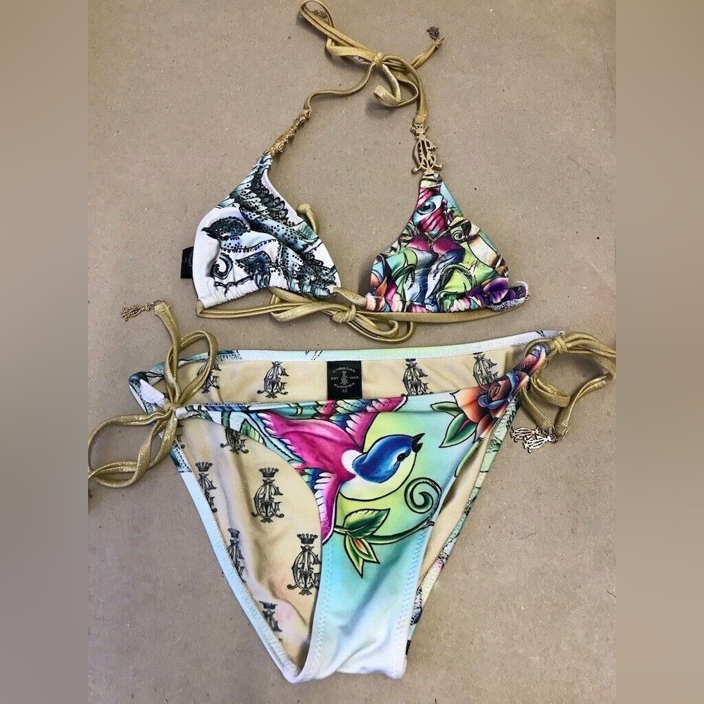 Christian Audigier Y2k Sparrow Bikini